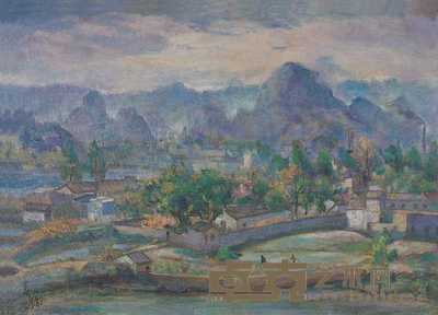 胡善余 风景 36×50cm